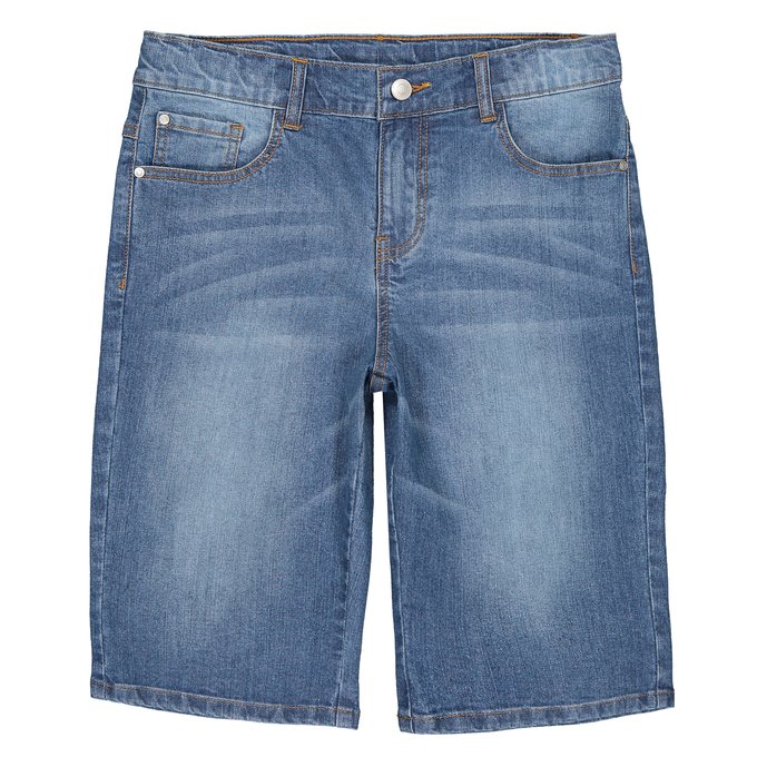 YULEgowinner Boys Denim Stretch Cute Jean Crimping Girls Shorts