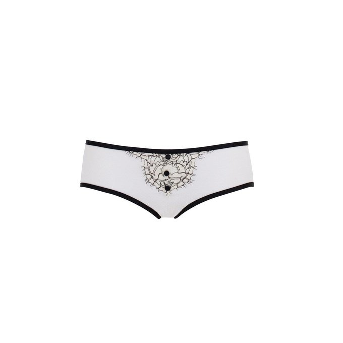 Culotte basse dentelle de calais parallel lives beige Maud ...