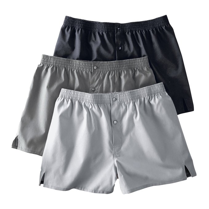 pure cotton boxer shorts