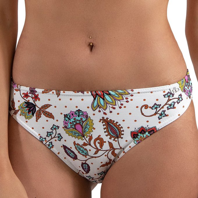 Bas de maillot de bain culotte cool blanc Lpb Les P'tites Bas de maillot de bain culotte cool blanc Lpb Les P'tites
