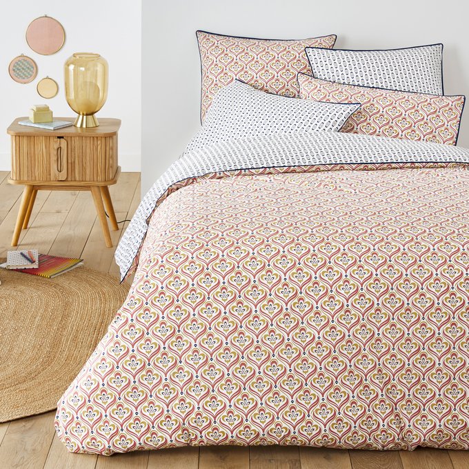 Suzy Cotton Percale Duvet Cover Printed La Redoute Interieurs La