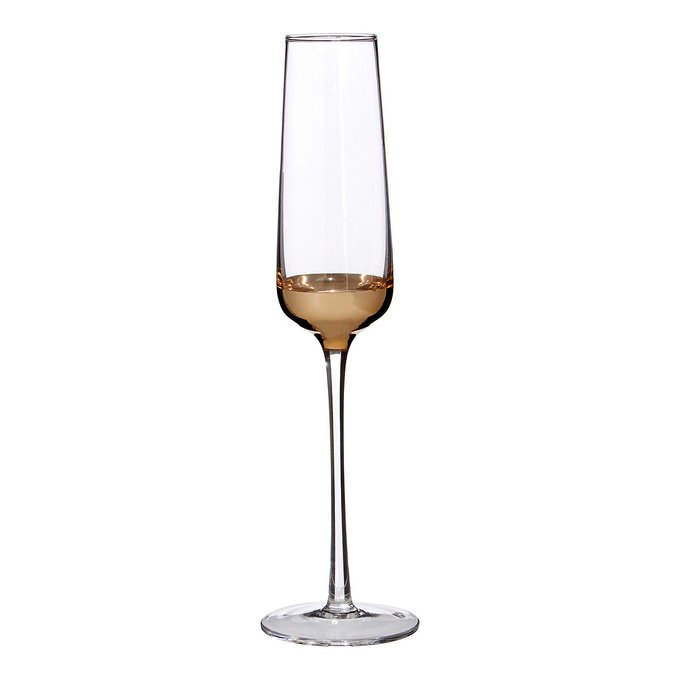 gold champagne glasses