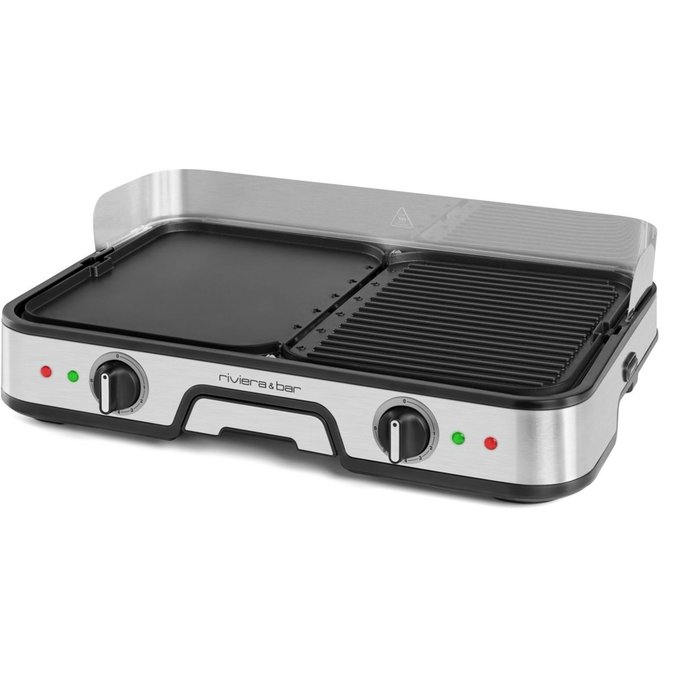 Plancha électrique qpl520 réversible Riviera & Bar | La Redoute Grill intérieur électrique, plancha RIVIERA & BAR | La Redoute