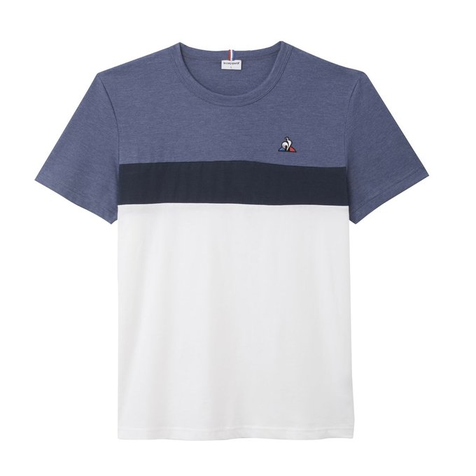 tee shirt coq sportif homme violet