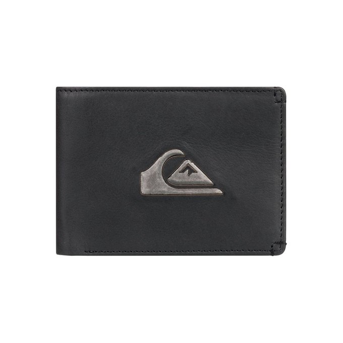 Porte-carte portefeuille deux volets en cuir portefeuille