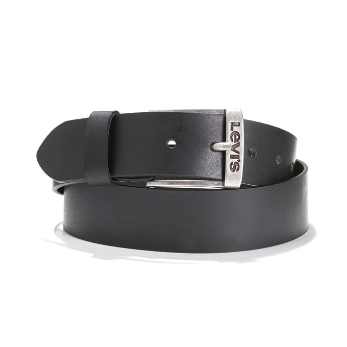 New duncan leather belt black Levi's 
