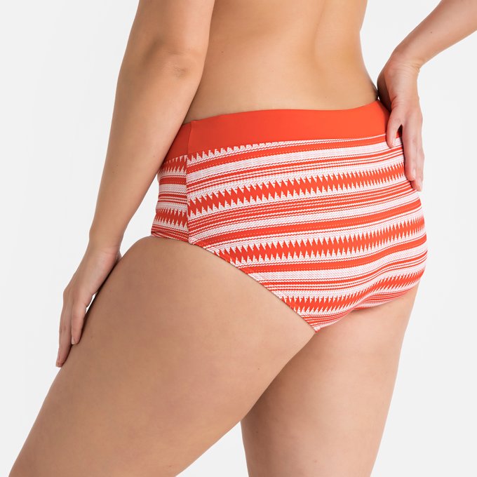Bikini Shorty Mit Bauch Weg Effekt Grafisches Muster Castaluna La Redoute