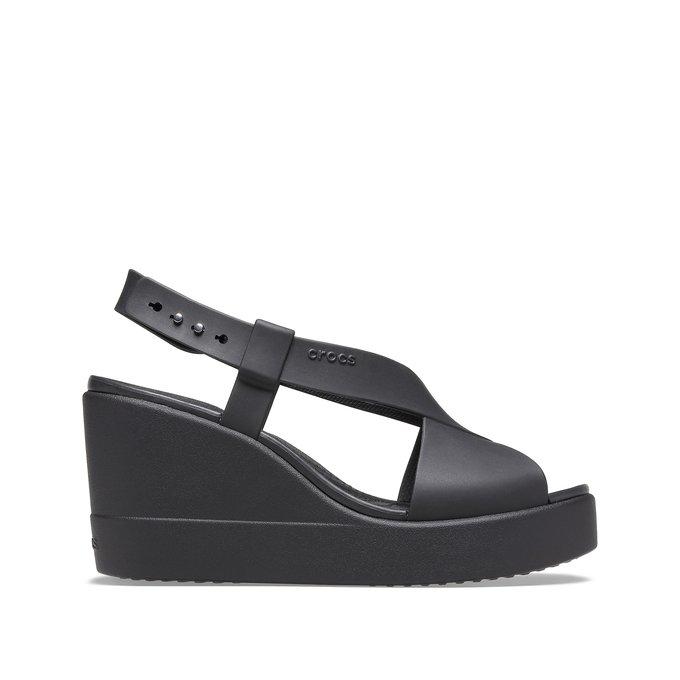 crocs platform wedges