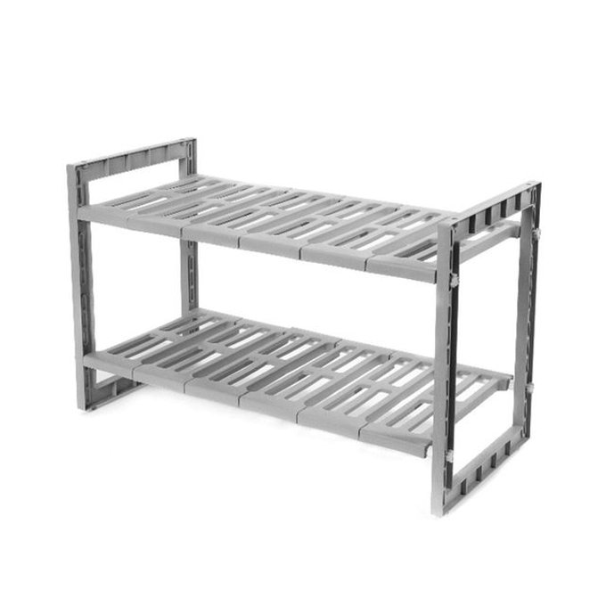 L Etagere Extensible Sous Evier Grise Compactor La Redoute
