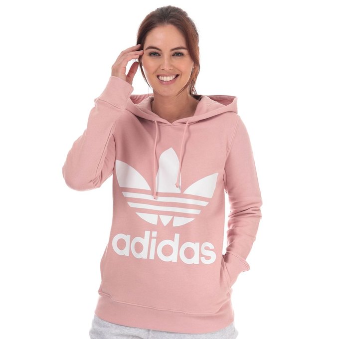 sweat sport femme manches longues trefoil adidas originals