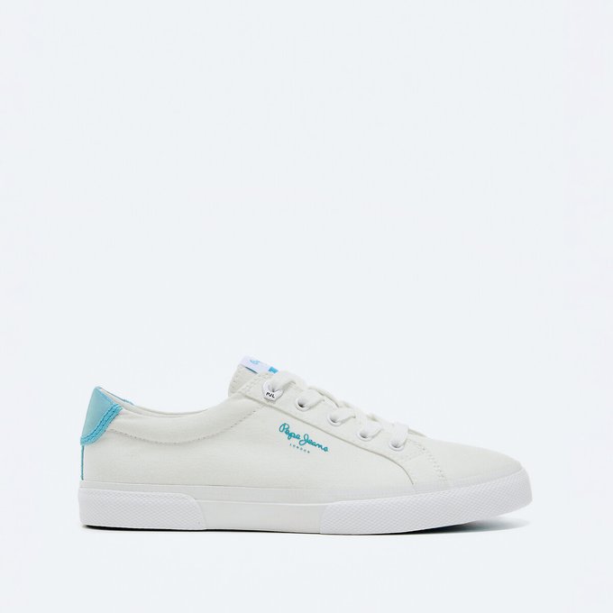 basket toile pepe jeans femme