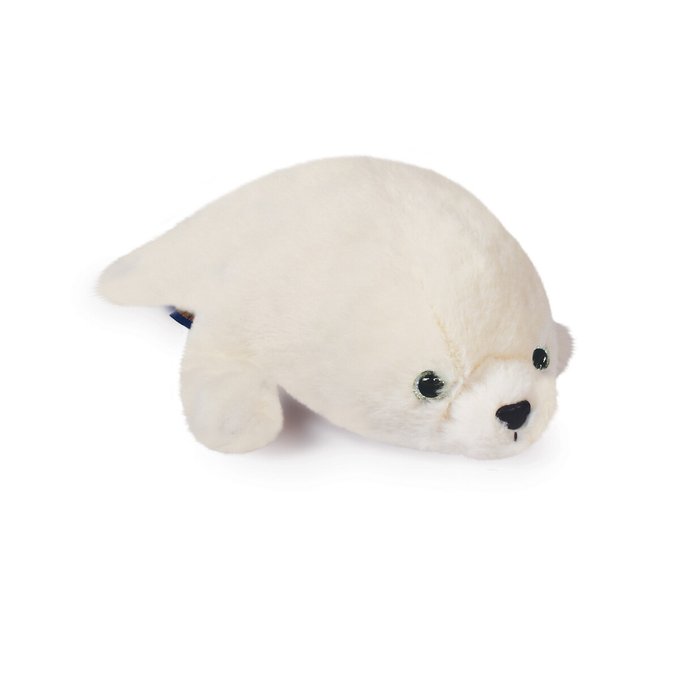 Peluche Bebe Phoque Des Tresors Marins 35 Cm Histoire D Ours Blanc La Redoute