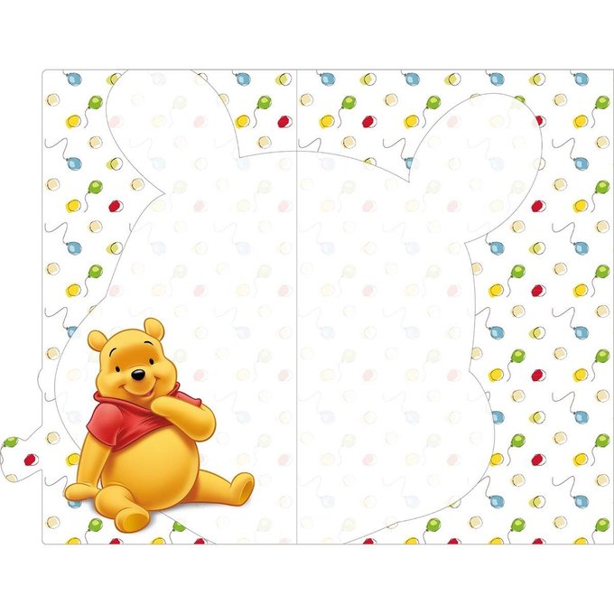 Carte Anniversaire 1 An Winnie L Ourson Multicolore Draeger La Carterie La Redoute