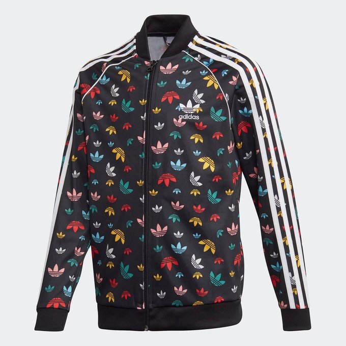 veste adidas a fleur