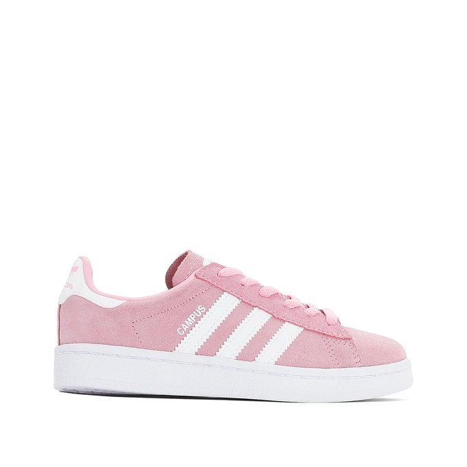 Campus leather kids trainers , pink 