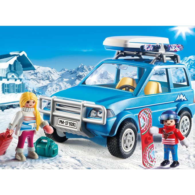 playmobil blue car