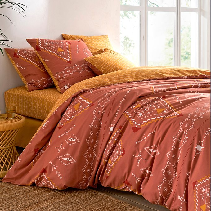 Meera Duvet Cover In Pure Cotton Printed La Redoute Interieurs