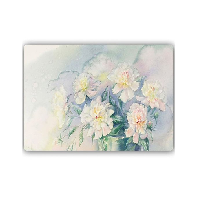 Autocollant marguerite blanche 60x80 mm.