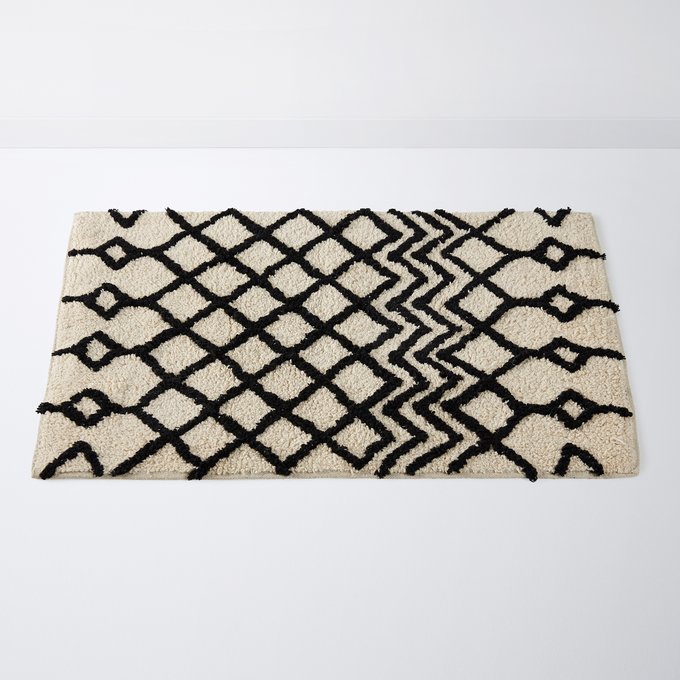 square shower mat towelling