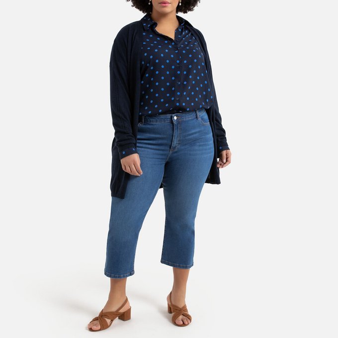 plus size ankle grazer jeans