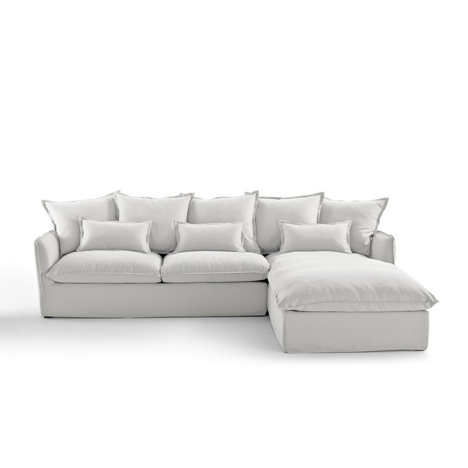 Canape D Angle Fixe En Coton Lin Odna Bultex La Redoute