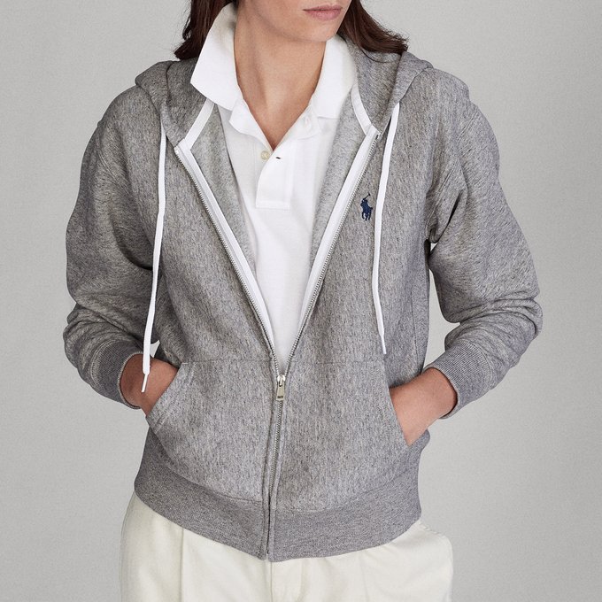 ralph lauren women's grey sweatshirt