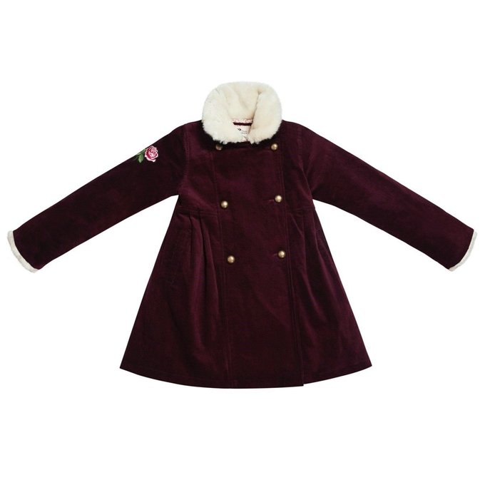 manteau laine fille