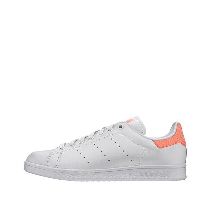 stan smith white orange