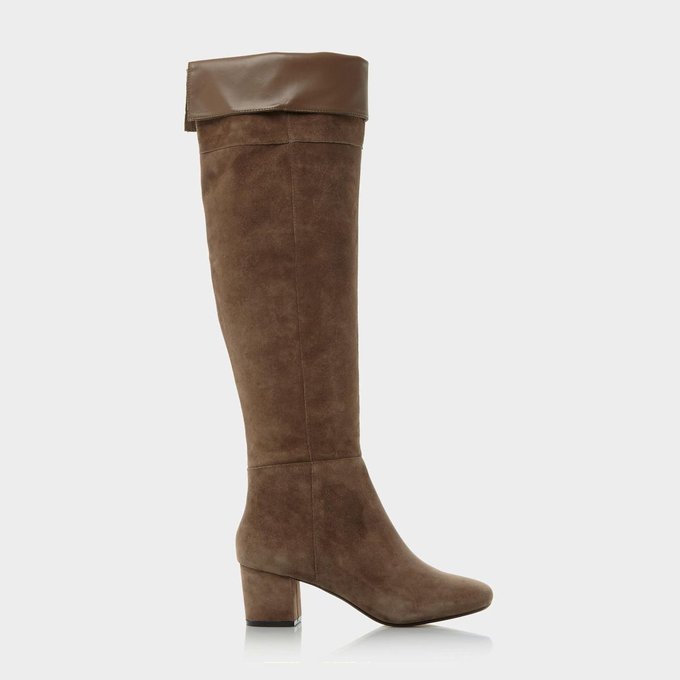 cuissardes daim taupe