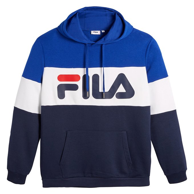 sweat fila noir blanc rouge