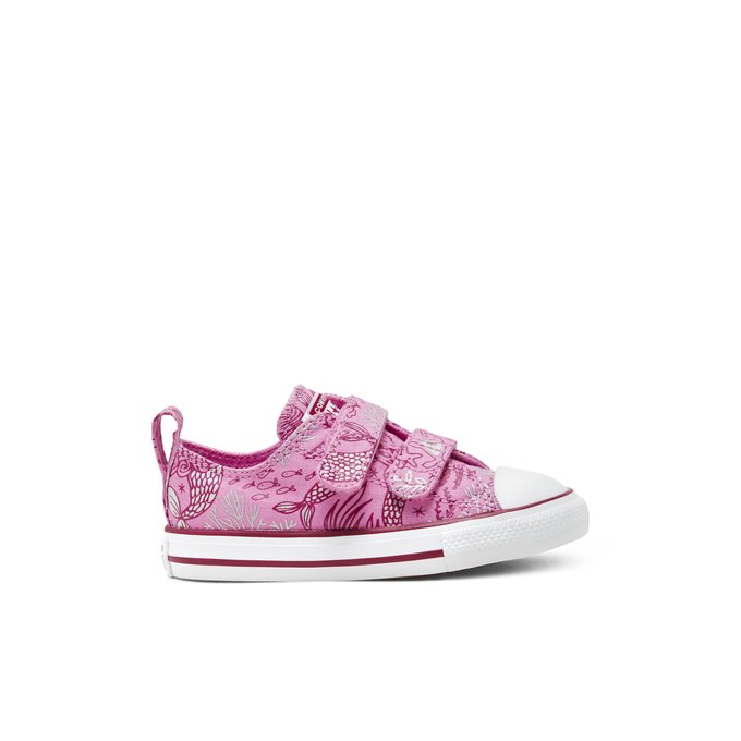 converse rose bebe fille