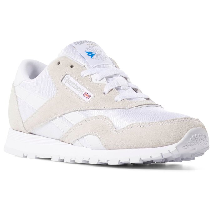 reebok classic nylon enfant blanche