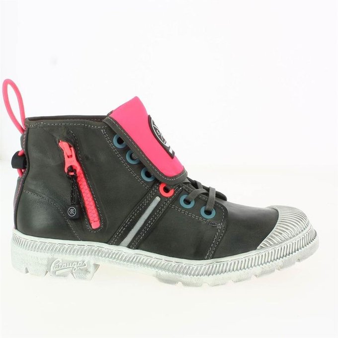 Bottines / boots cuir gris Pataugas