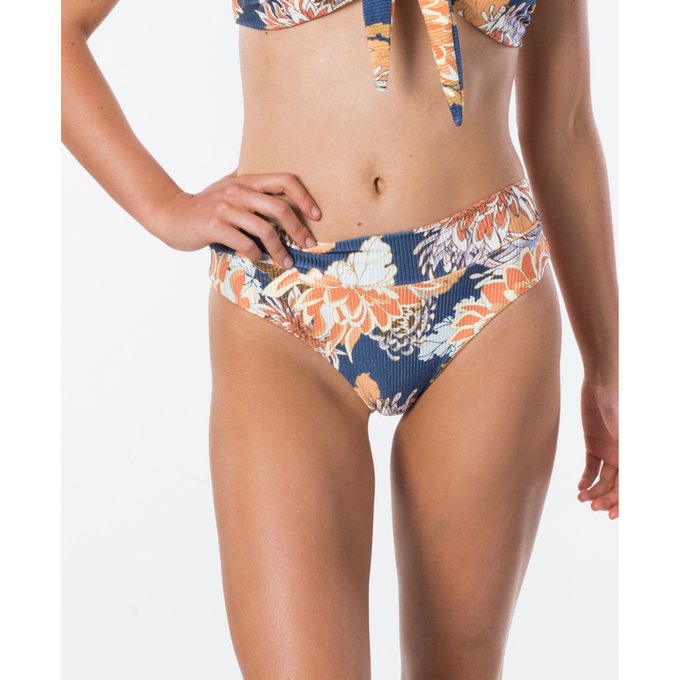 high waisted floral swim bottoms