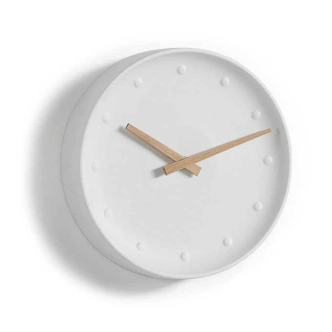 A Quelle Hauteur Accrocher Une Horloge Murale Horloge Murale Rond Wana O 25 Cm Blanc Kave Home La Redoute