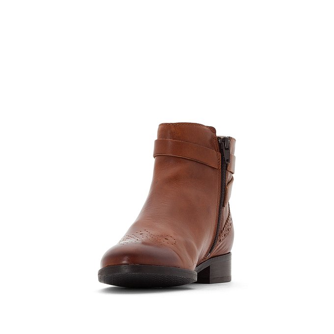 brown clarks ankle boots