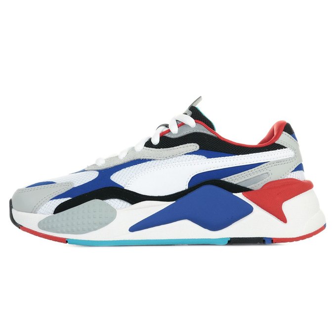 basket puma bleu blanc rouge