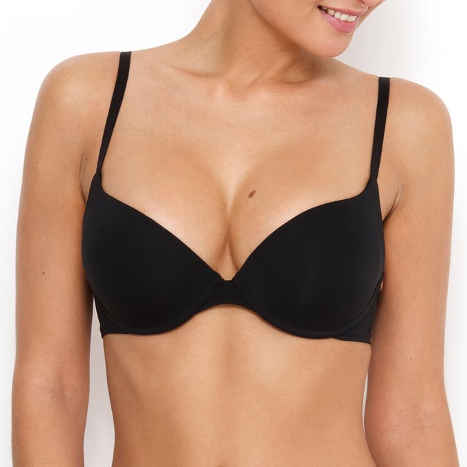 JOATEAY Push Up T-Shirt Bra for Women Underwire Lightly Lined