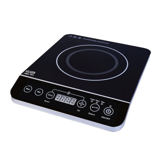 Table De Cuisson A Induction Posable 2000w 001181 Silver Style