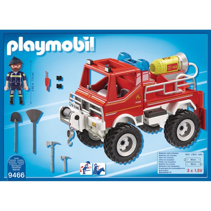 4x4 playmobil pompier