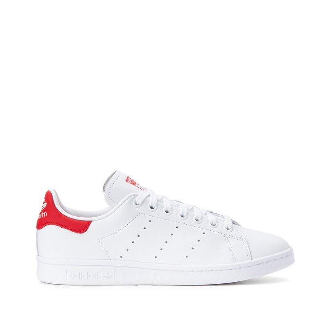 stan smith blanche rouge