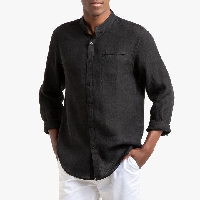 CAMISA LINHO GOLA MAO CAMISA LINHO GOLA MAO