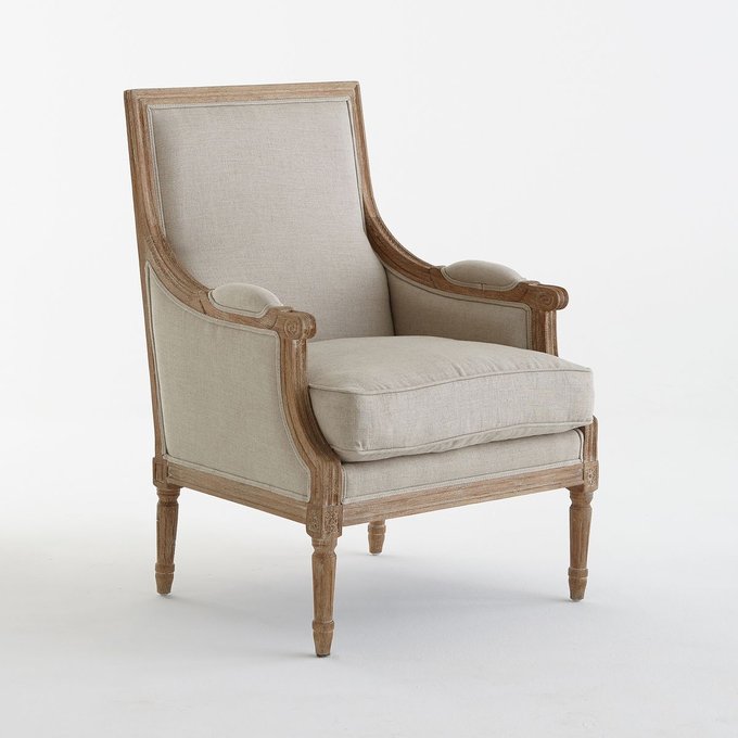Fauteuil Bergere Style Louis Xvi Nottingham Ceruse La Redoute Interieurs La Redoute