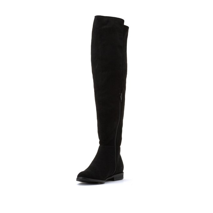 flat knee boots