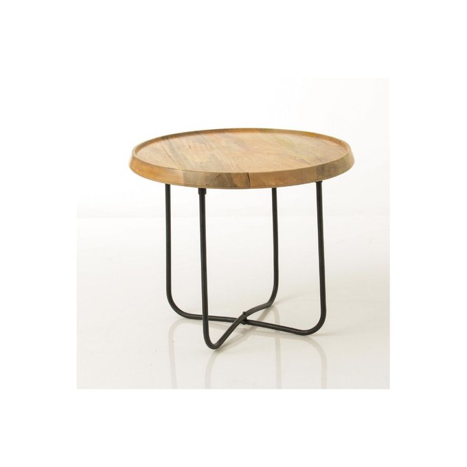 Table Basse Ronde Plateau Bois Bois Clair Hellin Depuis 1862 La