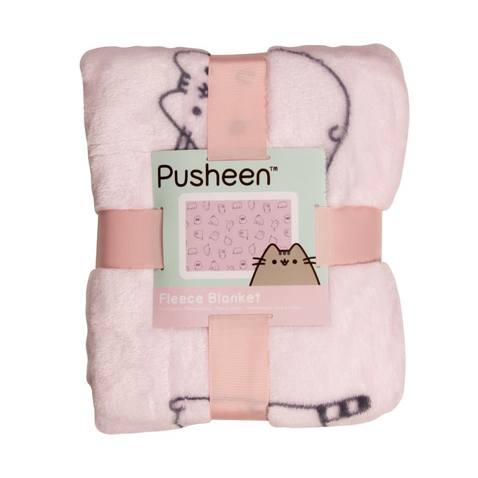 Sweet Flannel Fleece Blanket Multi Coloured Pusheen La