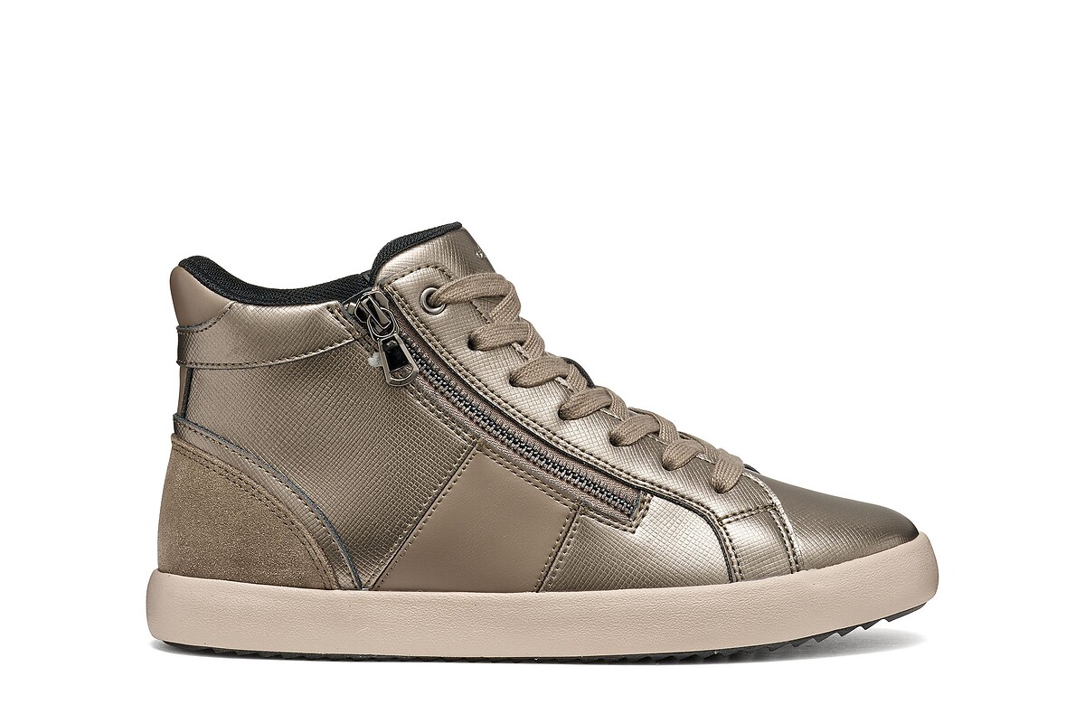 GEOX Zapatillas de caña alta transpirables, BLOMIEE