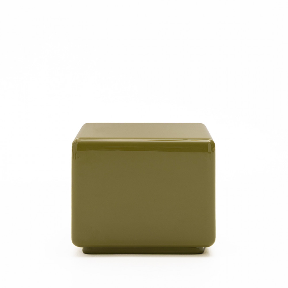 Table d'appoint carrée laquée  - GAIA, DRAWER