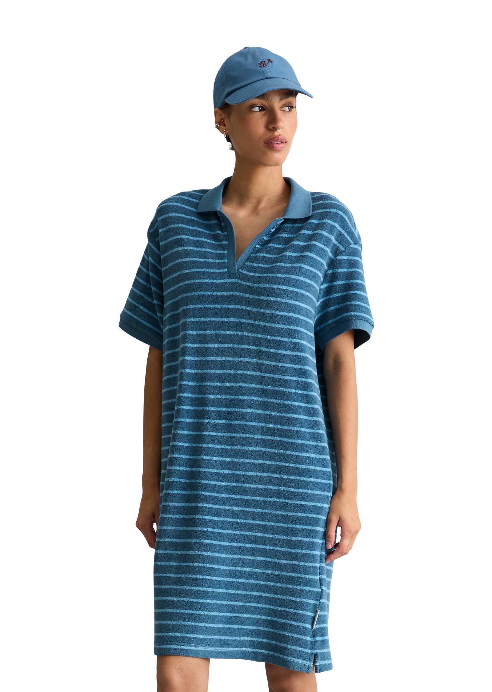 Robe en éponge regular en coton organique, MARC O’POLO DENIM
