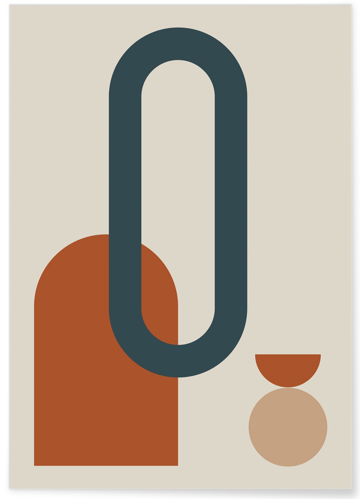 Affiche Abstract Figures 6, L'AFFICHERIE